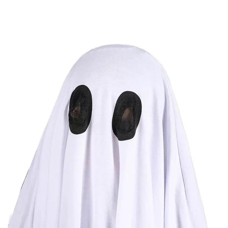 White Ghost Costume Halloween Fancy Dress Outfit