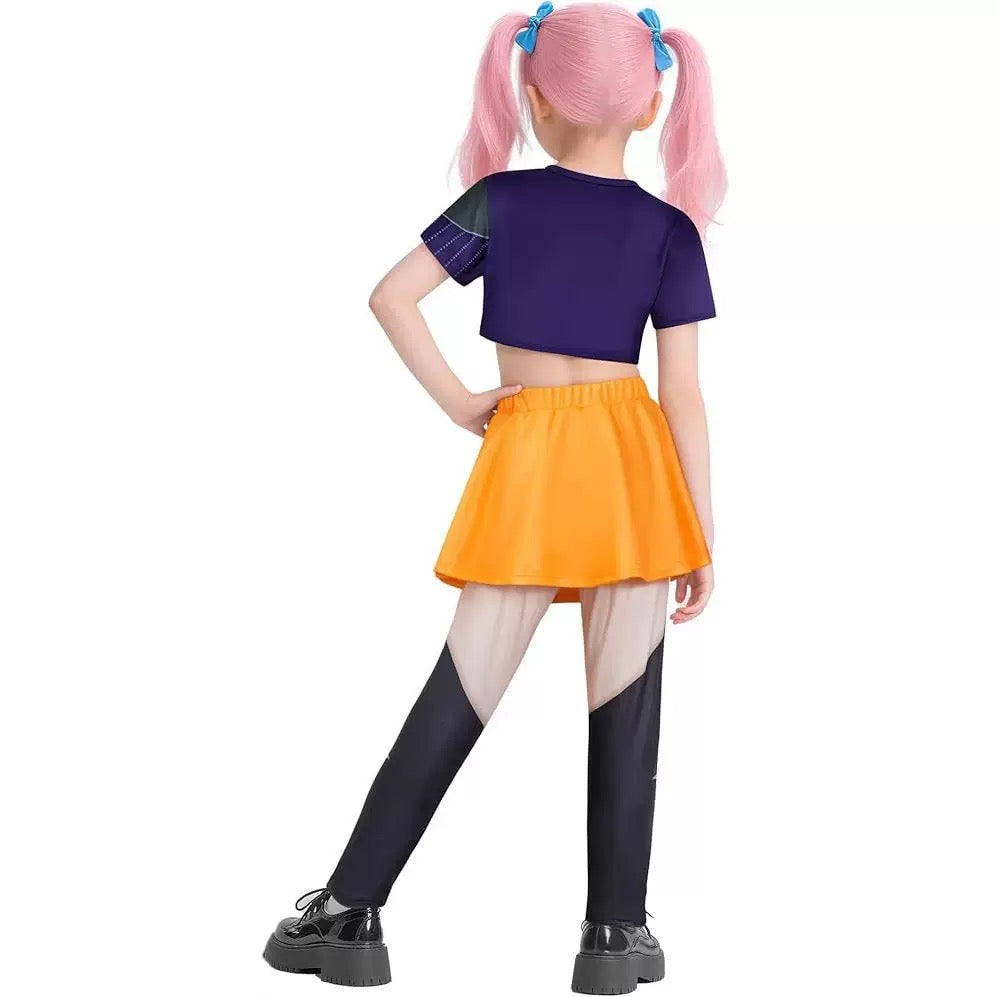Kids Girls KPop Demon Hunters Cosplay Outfits
