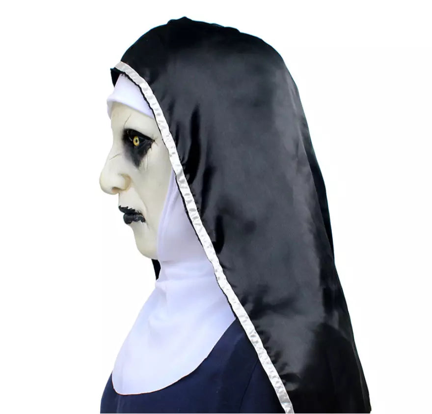 The Nun Cosplay Costume Set With Valak Full Head