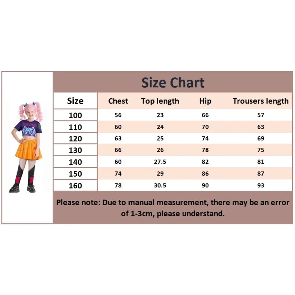Kids Girls KPop Demon Hunters Cosplay Outfits