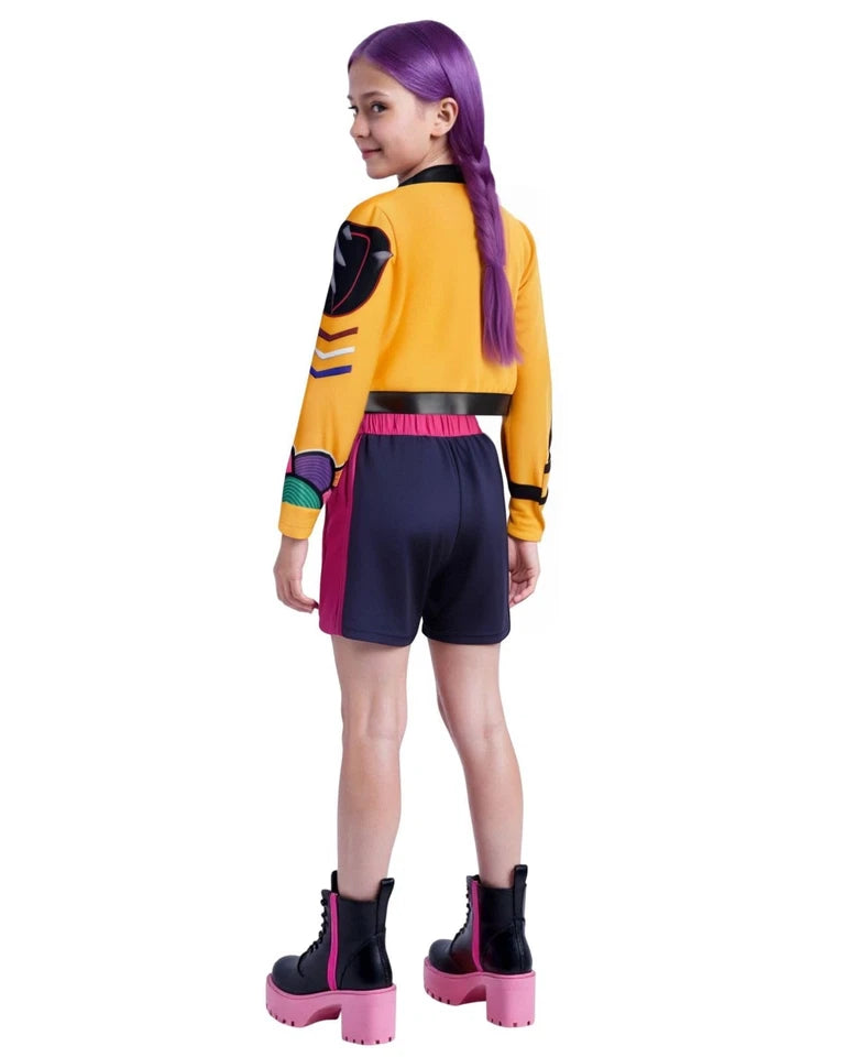 Kids Girls KPop Demon Hunters Cosplay Outfits