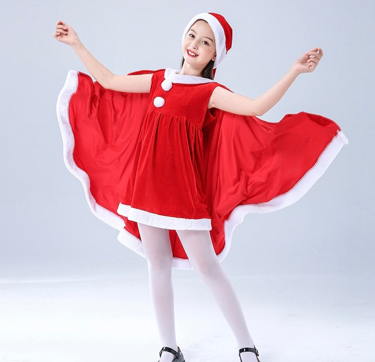 Girls Christmas Outfits /Santa Claus Costume