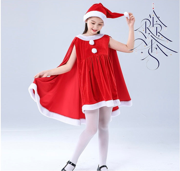 Girls Christmas Outfits /Santa Claus Costume