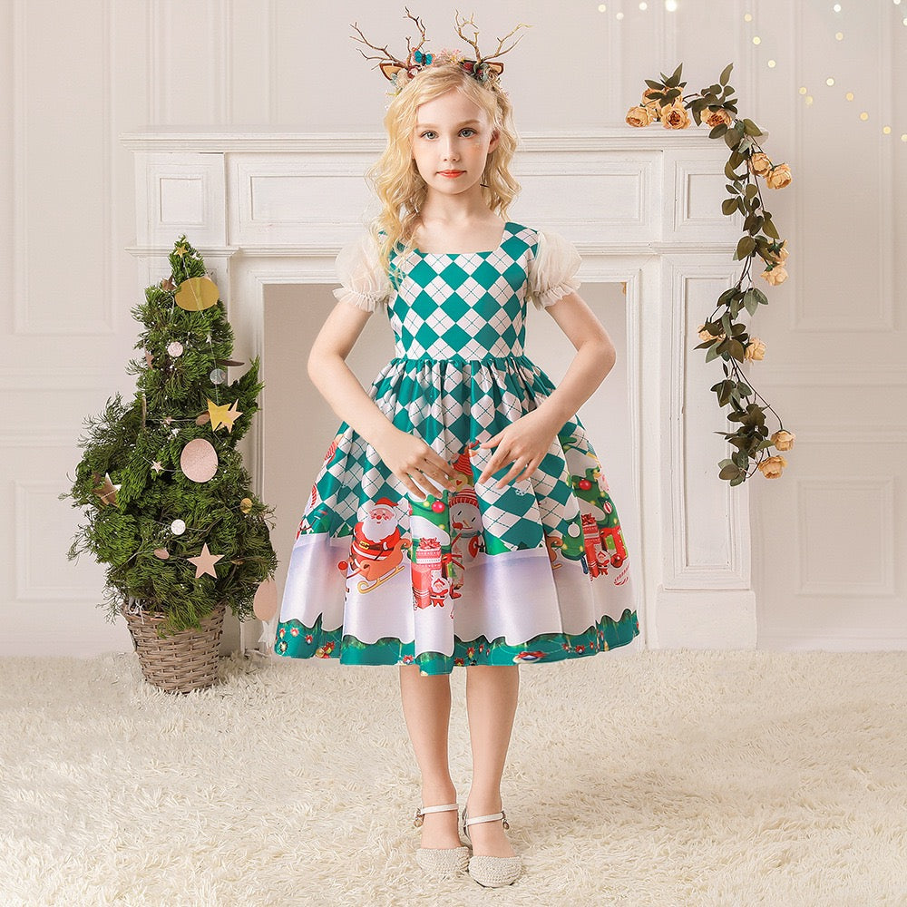 Kids Girls Christmas Fancy Dress