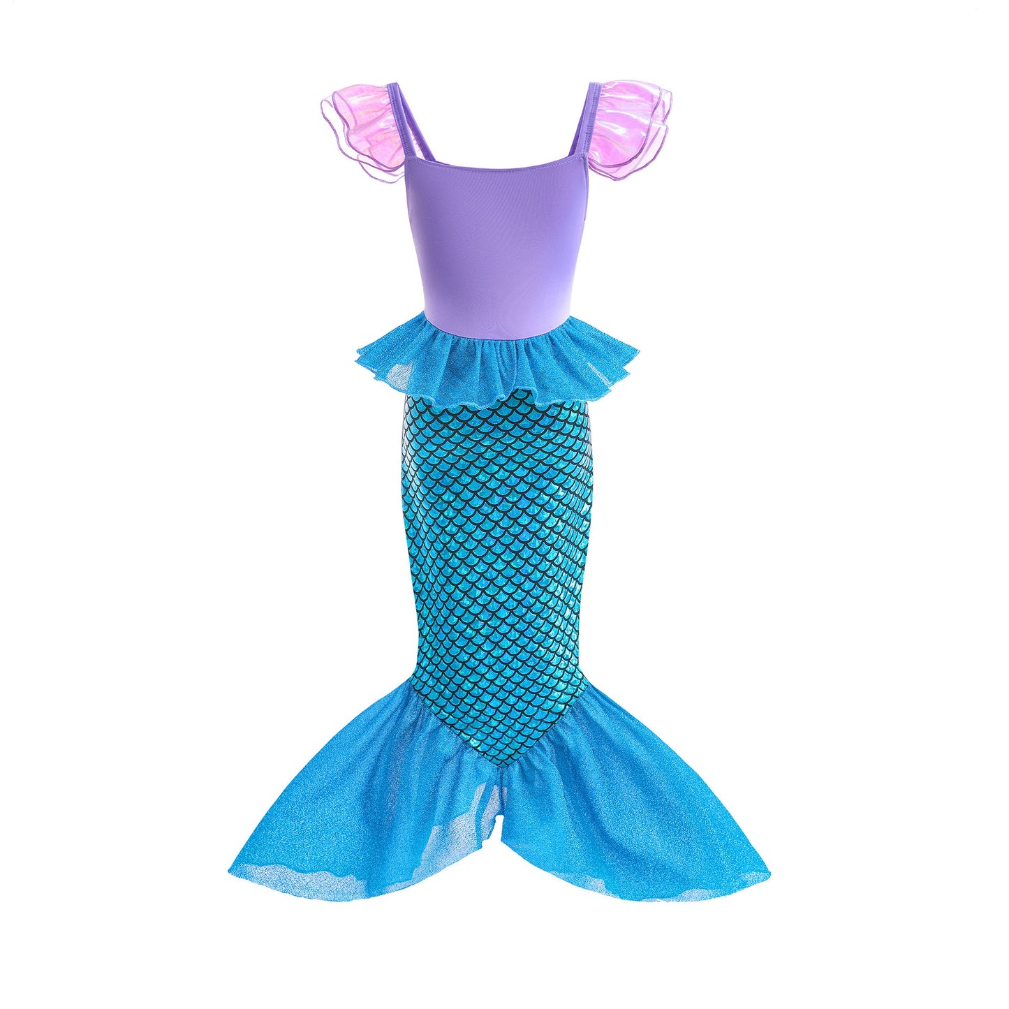Girls Little Mermaid Ariel Dress Costume