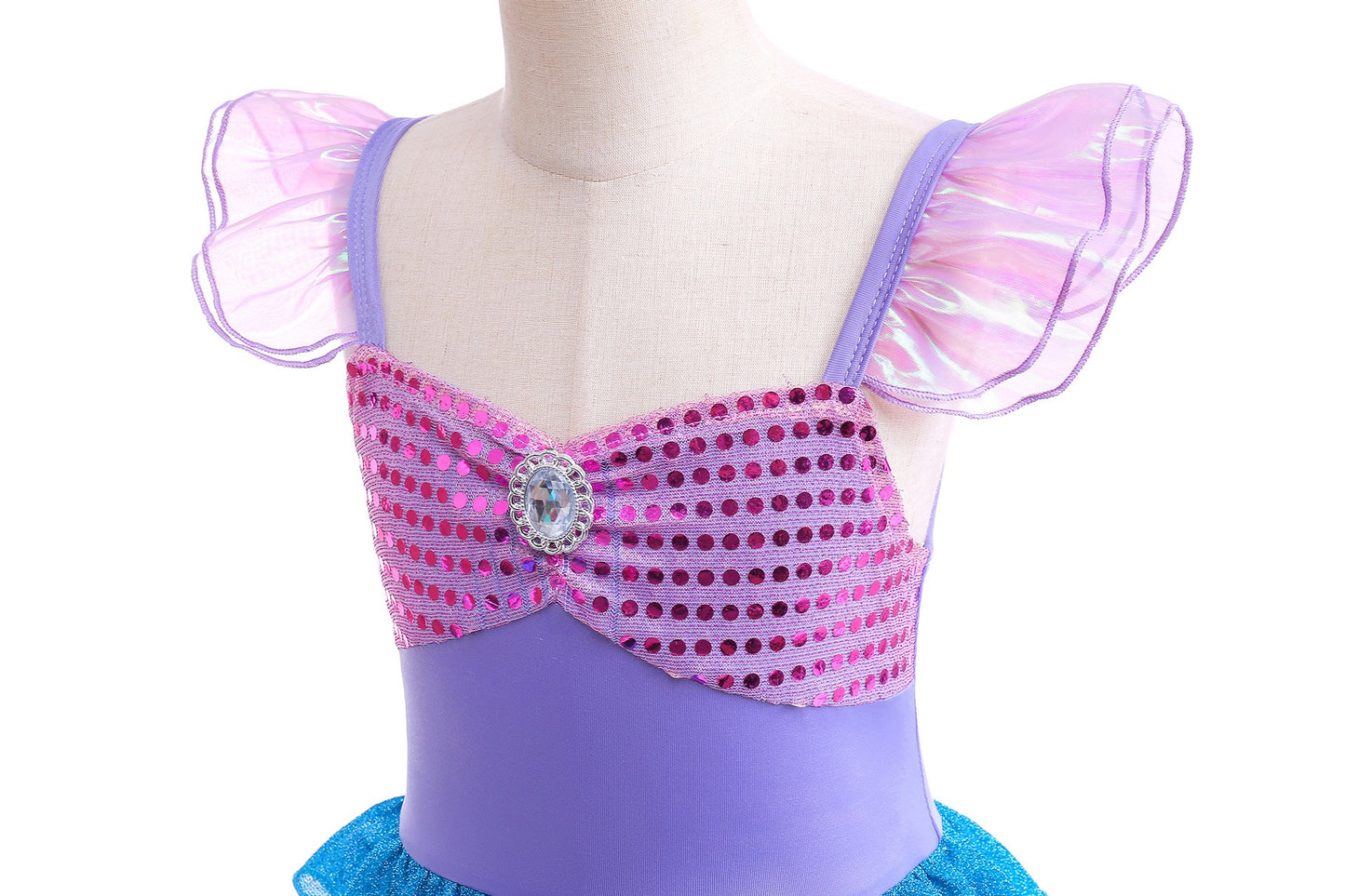 Girls Little Mermaid Ariel Dress Costume