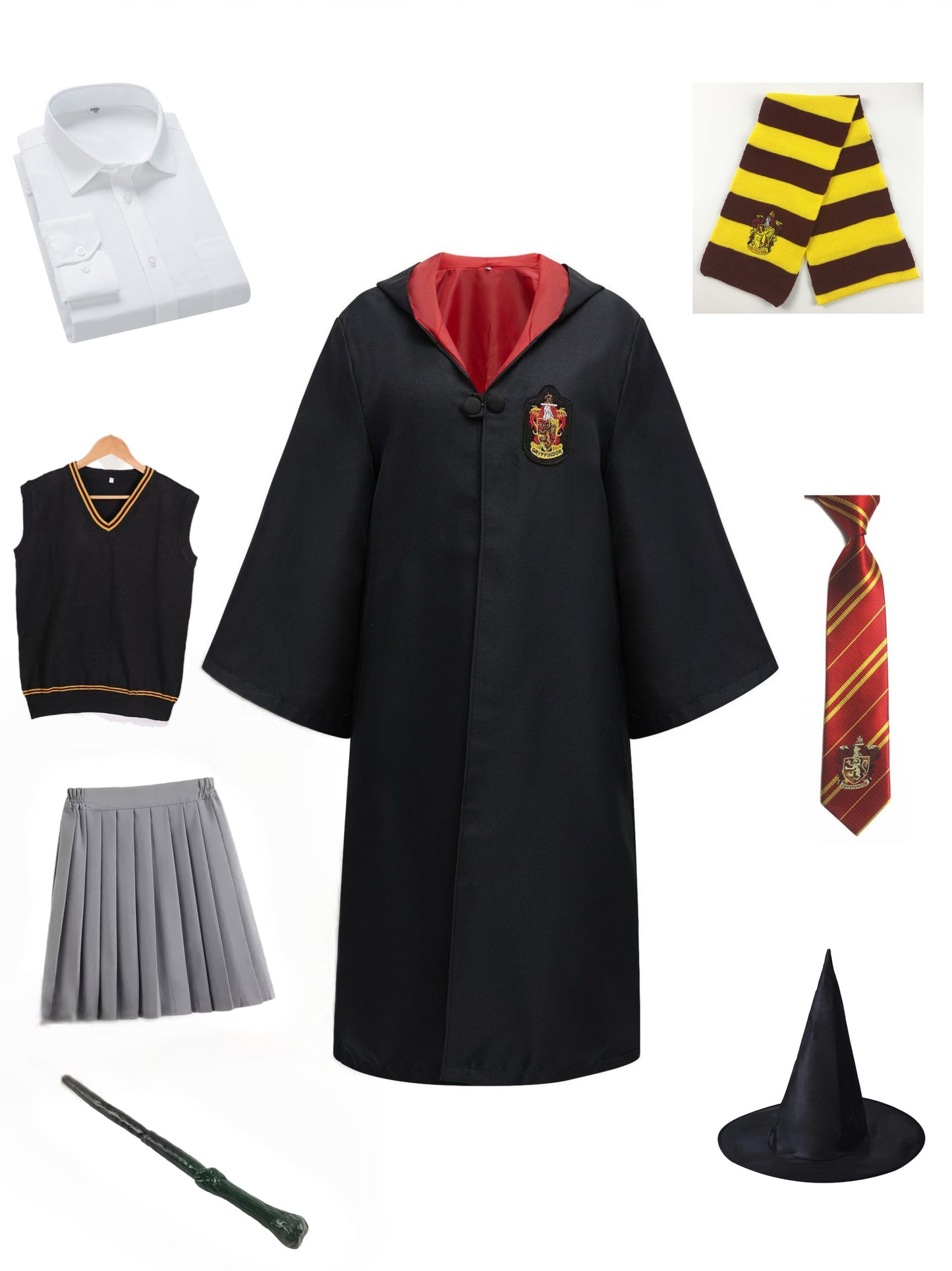 Harry Potter Adult  And Kids Robe Cosplay Costume Outfit