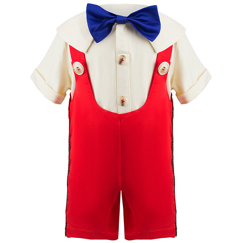 Kids Pinocchio Cosplay Full Set Costume with Hat