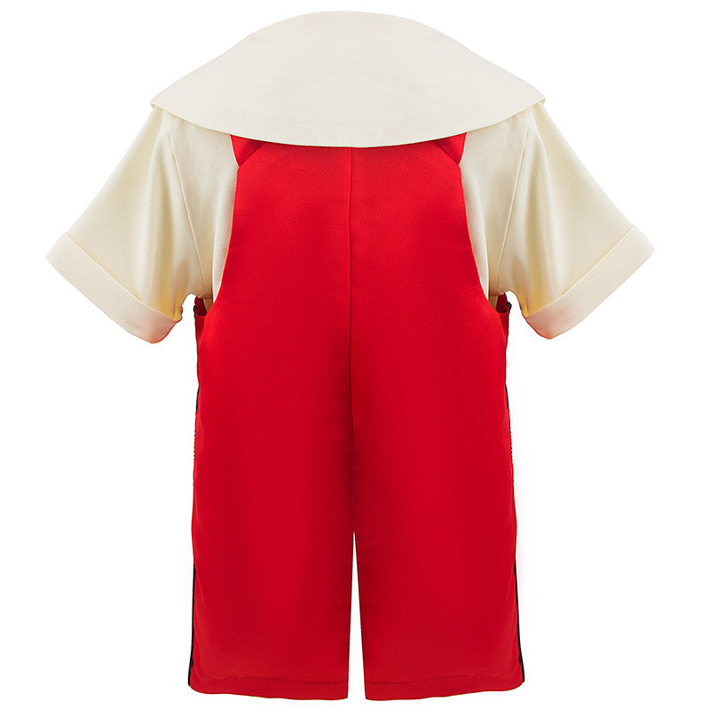Kids Pinocchio Cosplay Full Set Costume with Hat