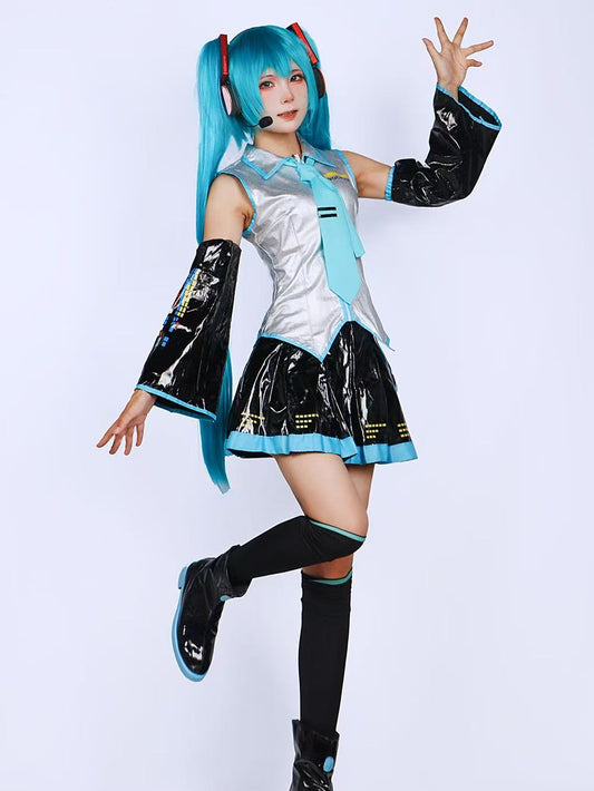 Deluxe Hatsune Miku Costume Vocaloid Cosplay Uniform Full Set