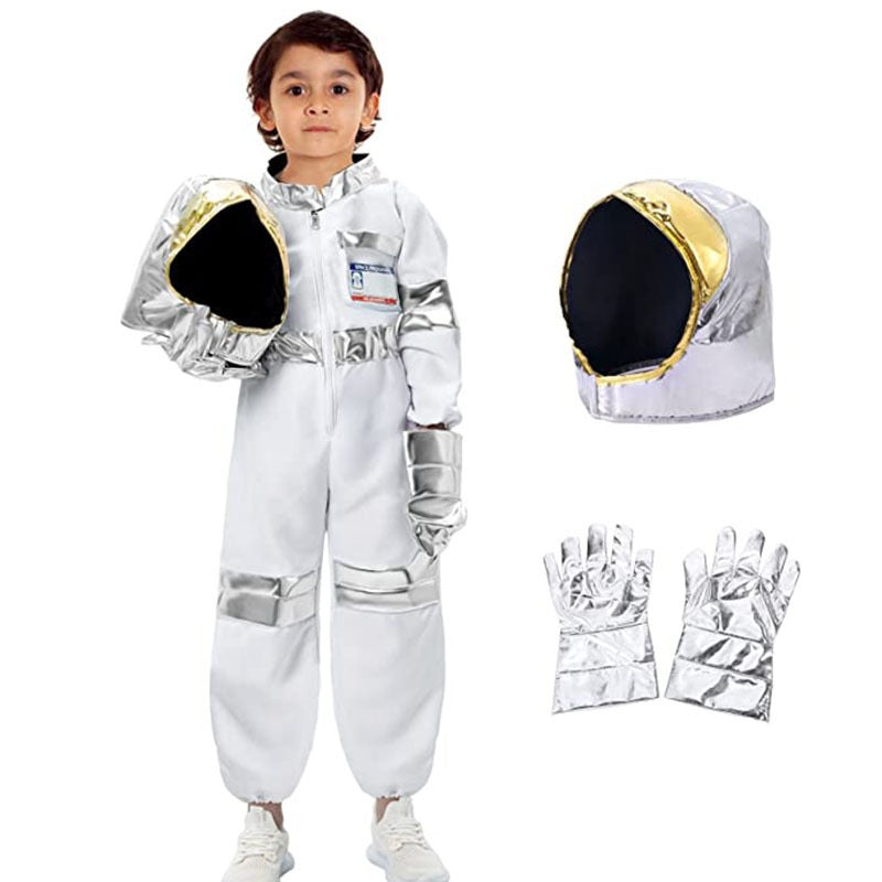 Kid's Astronaut Costume Outfit Space Suit Spaceman Fancy Dress Up