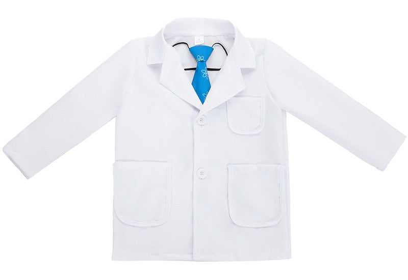 Child Scientist Costume Lab Physicis Albert Einstein Cosplay
